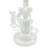 9" Concentrate Dab Rig Showerhead Klein Recycler Rig Dual Arm Bong