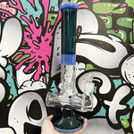 16 Inch Color Inline Diffused Straight Tube Bong