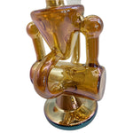 8.5'' Colored Double Hammerhead Recycler Dab Rig