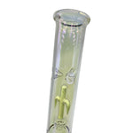 Luminous Colored Straight Tube Bong With Ice Catcher