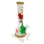 UV Reactive Beaker Bong Luminous Santa Claus
