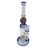 11" Showerhead Perc Heady Glass Straight Bong