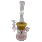 12" Pink Skull Bong
