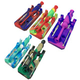 14mm Silicone Nectar Collector Kit Assorted Colors Silicone Rig