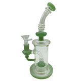 7" Mini Showerhead Perc Dab Rig Three Color