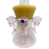 12" Pink Skull Bong