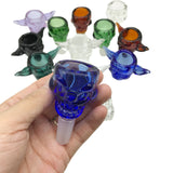 Skull Shaped Glass Bong Bowl 14mm 18mm