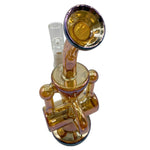 8.5'' Colored Double Hammerhead Recycler Dab Rig
