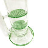 ROOR Double Honeycomb Glass Bong with 6-Arm Tree Perc